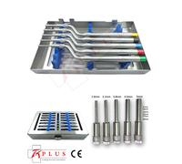 Set di 5 Sinusale Osteotomi-Sfalsati-punta concava Gestire Con