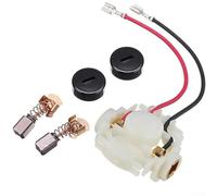Set di 5 spazzole di carbone con tappo e supporto per utensili elettrici BGA450/BGA452/DGA452/BJS161/CB-430
