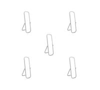 Set di 5 specchi a figura intera in miniatura robusti per scena, oggetti di scena, regali di compleanno, ornamenti, 13,1 cm, bianco