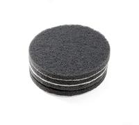 Set di 5 spugne abrasive in nylon da 10,2 cm, accessori per lucidatura industriale per trapano per malta per piastrelle, bagno, vasca da bagno