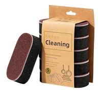 Set di 5 spugne abrasive, per rimuovere le macchie di ruggine | Spugna abrasiva per doccia e vasca da bagno, per lavelli domestici, cappe aspiranti, pentole, piatti, tazze, rubinetto