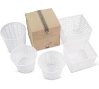 Set di 5 stampi per caseificazione - Cestini scolapiatti per ricotta caseificazione casearia made in Italy