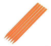 Set di 5 strumenti di leva in plastica con spudger a doppia testa piatta e appuntita per la riparazione del telefono e lo smontaggio di dispositivi elettronici (arancione)