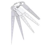Set di 5 strumenti di misura in acciaio con scala chiara per saldatura e ispezioni meccaniche strumento di ispezione del posto