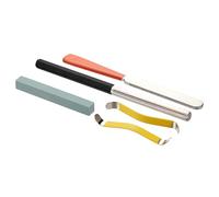 Set di 5 strumenti per la cura dei tasti con lima per coronare e distributore per chitarra, lima per coronazione, strumento per chitarra e mandolino
