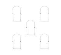 Set di 5 supporti professionali per armonica da collo, supporto per 24 fori in metallo