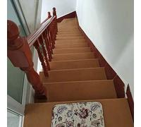 Set di 5 tappetini antiscivolo in gomma per scale, per ridurre il rumore, per interni ed esterni, sicuri per scale