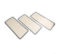Set di 5 tappetini essiccatori in silicone per Harvest Right, riutilizzabili e antiscivolo, dimensioni M L 44 x 17,5 cm, 50 x 21,5 cm, ideali per frutta, verdura, erbe, congelatore, accessori grigio