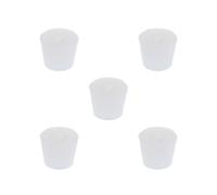 Set di 5 tappi in silicone per bottiglie di vino, con foro da 2,5 a 3,4 cm, con foro da 2,5-3,4 cm