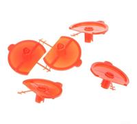 Set di 5 ugelli a ventaglio in plastica per strumenti a spruzzo in schiuma di poliuretano, il design a punta aperta garantisce una copertura uniforme, per una costruzione leggera, 4,8 x 3,7 cm