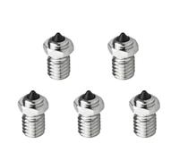 Set di 5 ugelli bimetallici ad alto flusso da 0,4/0,6/0,8 mm for stampanti - Compatibile con I3 Mega, I3 Me.ga S, I3 Me.ga X(0.4mm)