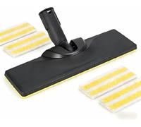 Set di 5 ugelli di ricambio per pavimenti, compatibili con Kärcher EasyFix SC2 SC3 SC4 SC5 - 1 bocchetta per pavimenti + 4 rivestimenti in microfibra