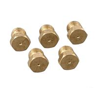 Set di 5 ugelli per getto a gas GPL con dimensioni da 0 5 mm, compatibili con bruciatori