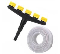 Set di 5 ugelli per irrigazione da giardino e prato, 20 m, resistente