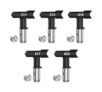 Set di 5 ugelli per spruzzatore di vernice airless intercambiabili per interni ed esterni verniciatura a base d'acqua