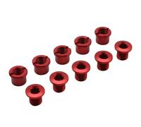 Set di 5 viti per ingranaggi doppi in alluminio Newton Rosso