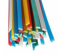 Set di 50 aste di saldatura in plastica colorata di grado professionale su misura per diverse esigenze di riparazione nel settore industriale
