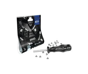 Set di 50 attrezzi per chiodi per pneumatici di bicicletta Schwalbe Noir