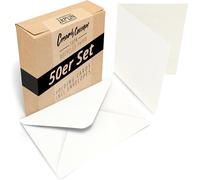 Set Di 50 Biglietti Pieghevoli Vuoti Incluse Buste, Carte Pieghevoli, per Disegn