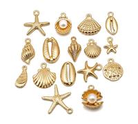 Set di 50 ciondoli, motivi misti, per gioielli e braccialetti fai da te. | Materiale sicuro, versatile, dal design accattivante