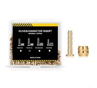 Set di 50 connettori e connettori per tubi freno per bicicletta Sram per BH5990 compatibile (A)
