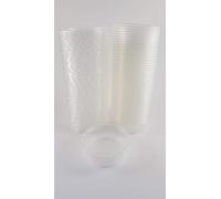 Set di 50 disposable piccolo 50ml contenitori rotondi per il cibo, con coperchio