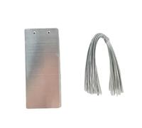 Set di 50 etichette in alluminio per piante da giardino, riutilizzabili e scrivibili per un'efficace organizzazione delle piante e una facile identificazione in giardino e vivaio