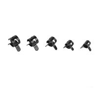 Set di 50 fascette stringitubo nere per tubi del carburante e dell'acqua, clip a molla autobloccanti, adatte per applicazioni automobilistiche e di piccoli motori