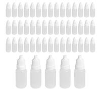 Set di 50 flaconcini contagocce vuoti, in plastica, ricaricabili e portatili, con tappo rimovibile, da 8 ml, 10 ml, 15 ml, 20 ml, 30 ml, 8ML, 1