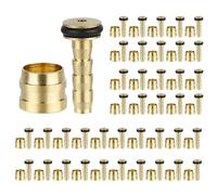 Set di 50 inserti per connettore freno per biciclette, bulloni di collegamento, spurgo idraulico del tubo del freno inserto, ricambio per biciclette, inserto per freno