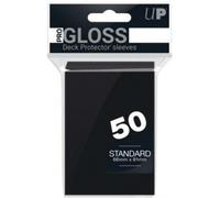 Set di 50 maniche Ultra Pro Pro-Gloss formato standard 66x91 mm (nero)