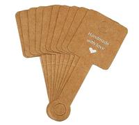 Set di 50 Pcs Pieghevole Neckalce Carte Autoadesive Etichette Orecchino Cartoncini Espositori Per Gioielli e Vendita Al Minuto Adesivi Di Qualità