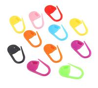 Set di 50 pennarelli per anelli in plastica riutilizzabili di blocco di colore casuale di piccole dimensioni per lavorare a maglia 50 pennarelli per punto di blocco all'uncinetto per lavorare a maglia