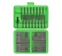 Set di 50 punte per cacciavite, extra lunghe, Torx a stella, esagonale, con custodia, supporto per punte in metallo per riparazioni fai da te