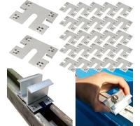 Set di 50 rondelle in acciaio inox, clip di messa a terra su misura per l'installazione di sistemi a pannelli solari