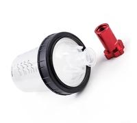 Set di 50 vasetti spray usa e getta con coperchi, bicchieri trasparenti per vernice, contenitori resistenti per automobili, mobili, marini e progetti artigianali