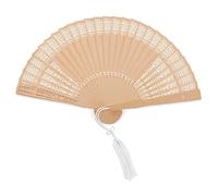 Set di 50 ventagli in legno naturale da matrimonio - Ventagli in legno 100% naturale Kraft Sandalo. Ventagli molto economici per matrimoni, battesimi, comunioni ed eventi
