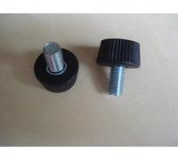 Set di 50 Viti Regolazione Filettatura M8 Lunghezza 14mm Manopola Blocco Mollete