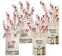 Set di 52 adesivi Team per barrette di cioccolato Duplo, confezione da 4 pezzi