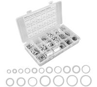 Set di 540 guarnizioni in alluminio, rondelle in alluminio, guarnizioni di chiusura, set di guarnizioni piatte con scatola di assortimento, M6 M8 M10 M12 M14 M16 M18 M20 M22 M24 (18 misure)