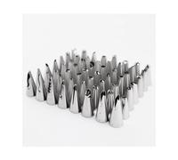 Set di 56 beccucci per Pasticceria in Acciaio Inox, ugelli per Decorare Torte, Kit di beccucci per Decorare Torte e Biscotti riutilizzabili