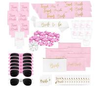 Set di 56 bomboniere per addio al nubilato per spose, feste nuziali e damigelle d'onore con occhiali da sole, scrunchies, scatole, fuscie, bicchierini e altro ancora, accessori da spiaggia e tropicali