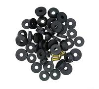 Set di 58 rondelle per rubinetto, guarnizioni assortite in gomma con viti in ottone, guarnizioni per rubinetto dell'acqua per la riparazione di lavelli da cucina e bagno, kit di tenuta idraulica