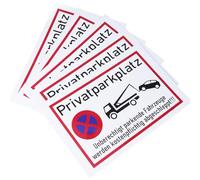Set Di 5Pcs Metallo No Parking Signs 20x30cm In Acciaio Inox Privato Parcheggio Piastra Resistente Alle Condizioni Per Proprietà Proprietà In Acciaio Inox