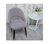 Set di 6/4/2 coprisedia curvi per sedie da pranzo elasticizzate, lavabili, per sedie senza braccioli, design elegante per la decorazione della casa e la sala da pranzo