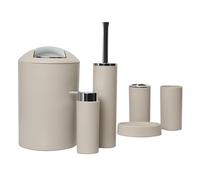 Set di 6 accessori da bagno Set Portaspazzolino Portasapone Scopino per WC