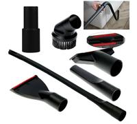 Set di 6 accessori per aspirapolvere da 35 mm con bocchetta per fessure, bocchetta per tappezzeria e adattatore per aspirapolvere Kärcher, kit di pulizia per angoli, mobili, tastiere e auto