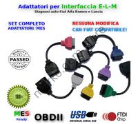 Set di 6 adattatori diagnosi per Fiat Multiecuscaner TESTATI e COMPATIBILI