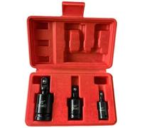 Set di 6 adattatori per adattatori per riduttori per utensili portatili 1/4 1/2 "3/8 3/4 per riparazione auto bici officina riparazione automobilistica