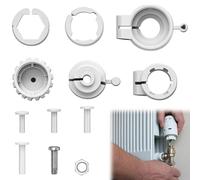 Set di 6 adattatori termostatici per valvole di riscaldamento, compatibili con Danfoss RA/RAV/RAVL e M30 x 1,5, adattatore universale per valvola per termostato, per termostati intelligenti